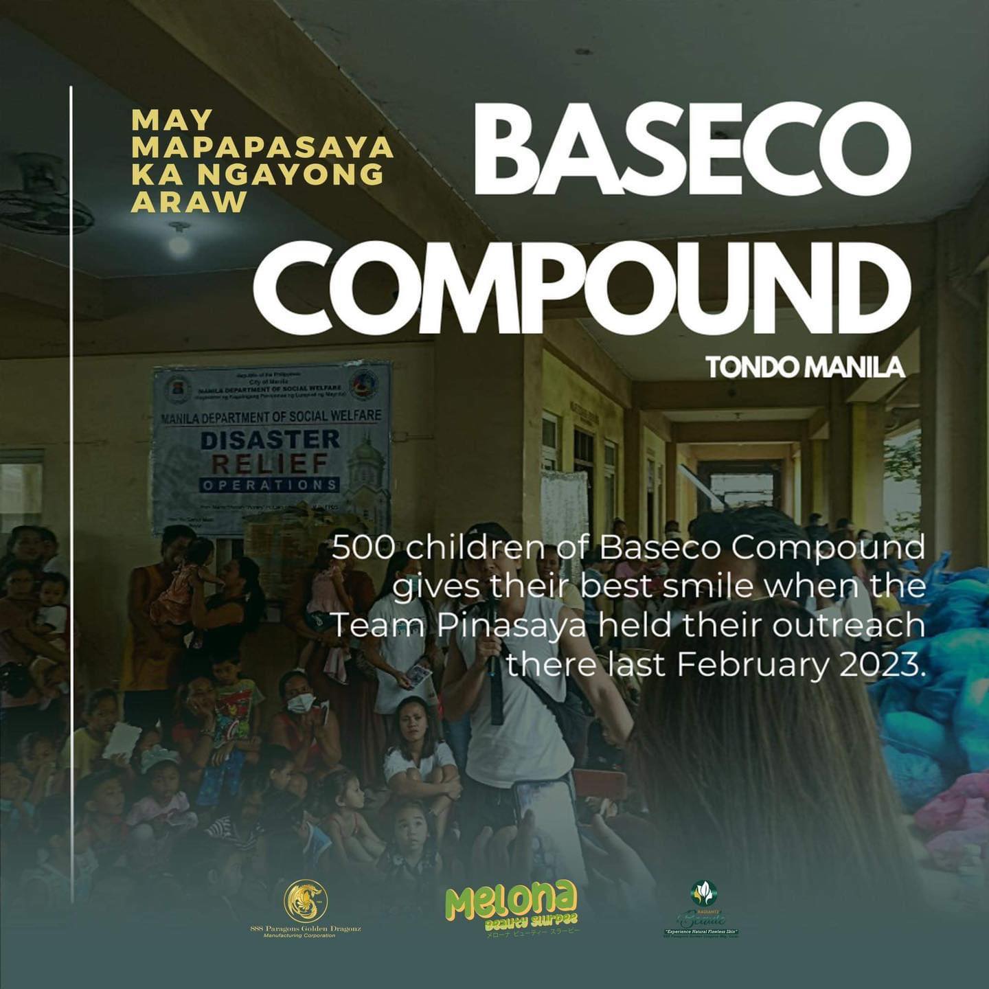 Radiantz community outreach at Baseco Compound, Tondo, Manila