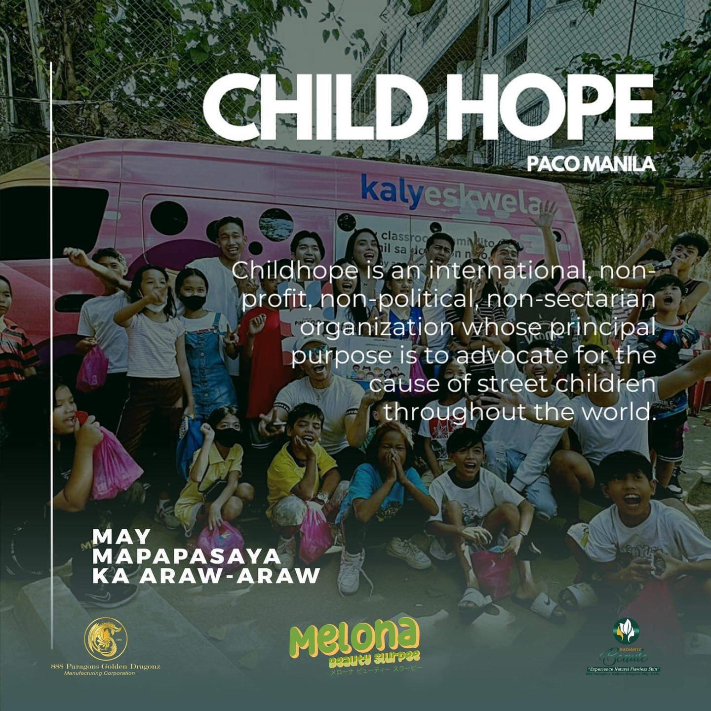 Radiantz outreach with Childhope in Paco, Manila