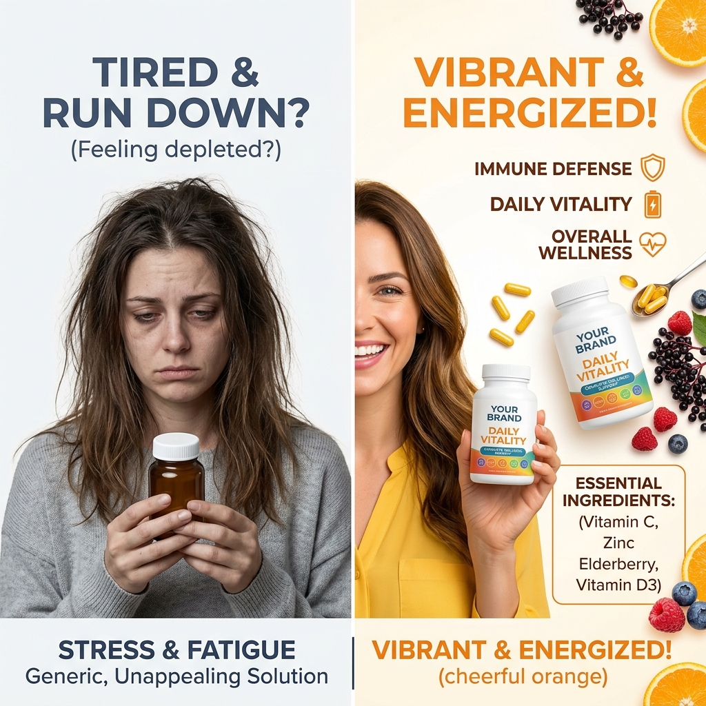 Daily vitality immune support formulation