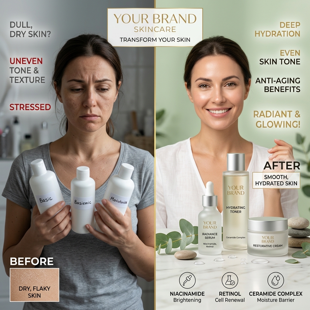 Complete skincare system formulation