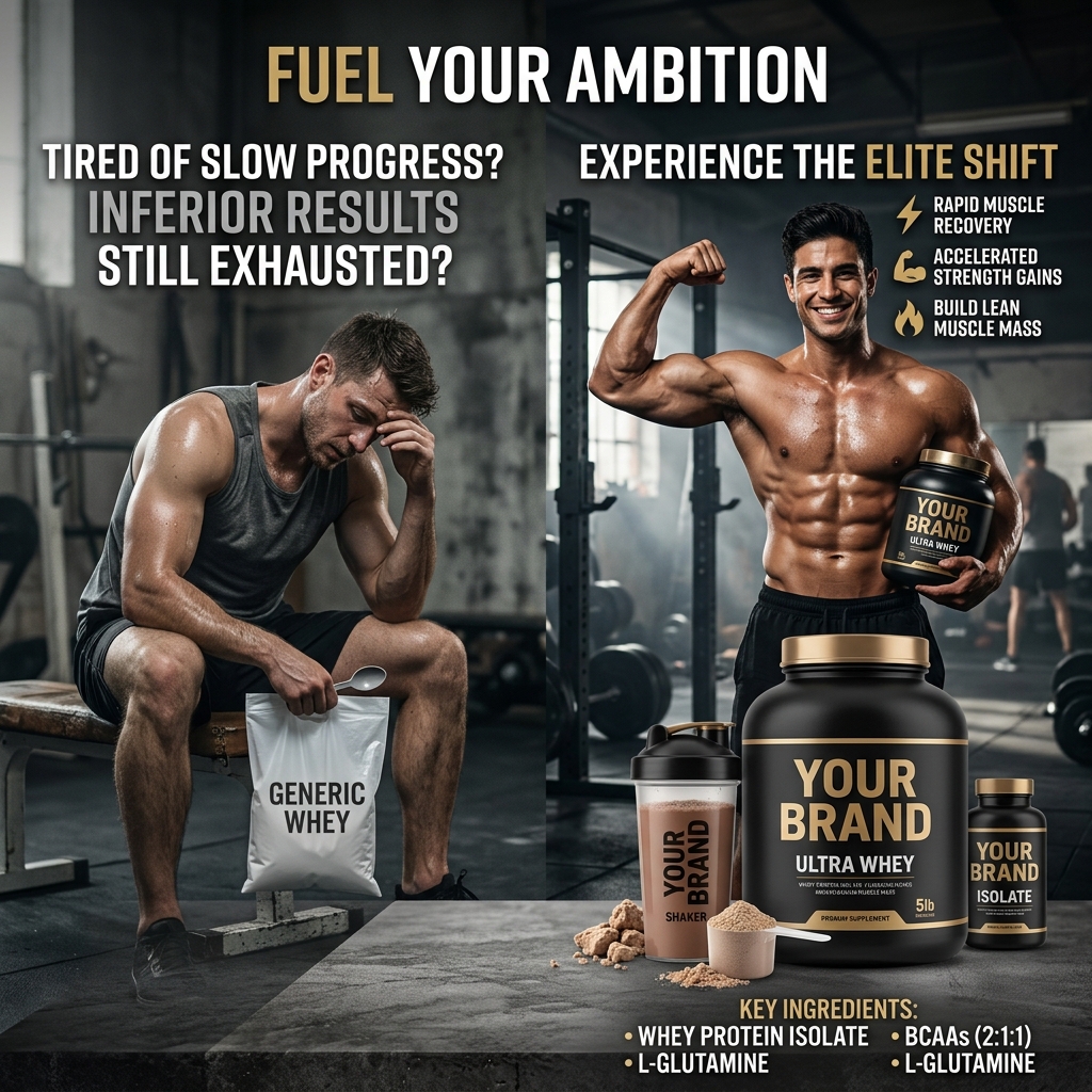 Premium whey protein formulation for athletes